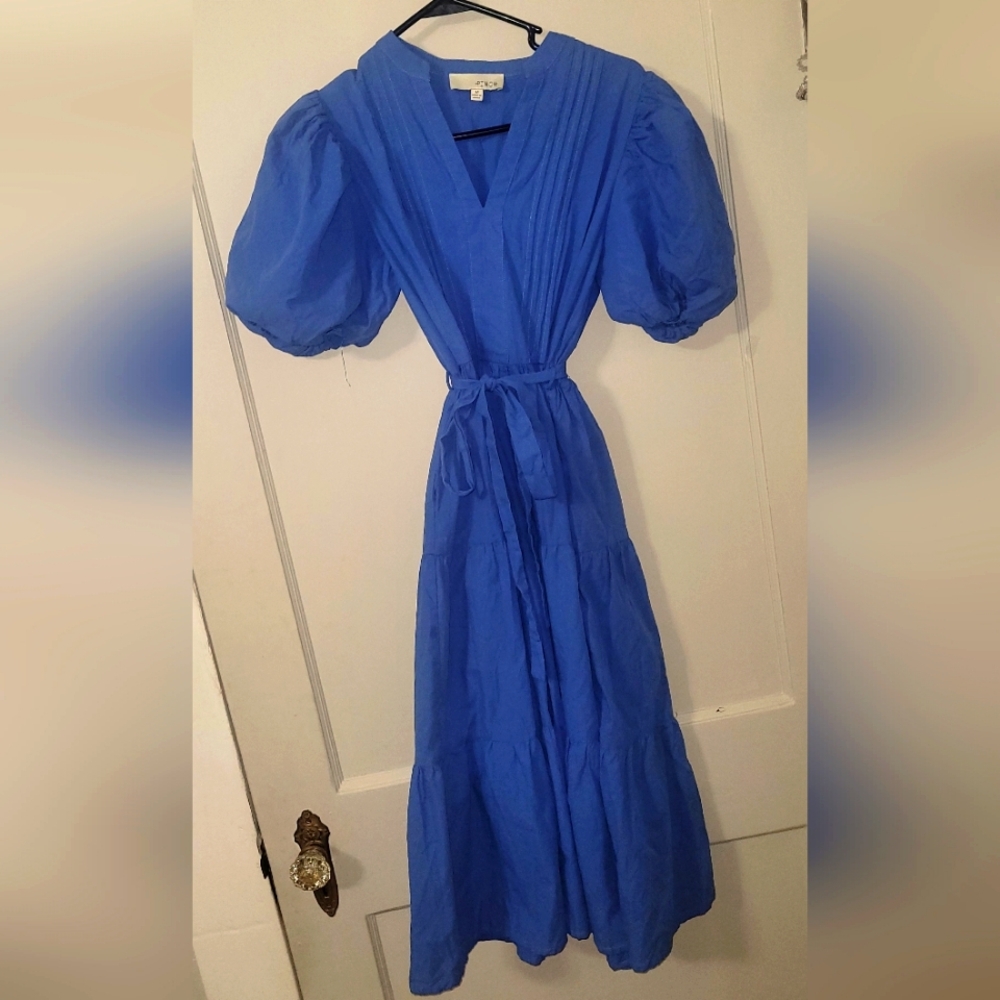 Pinch: On Our Mind Blue Midi Dress,  Size M